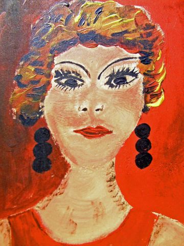 WOMAN IN RED